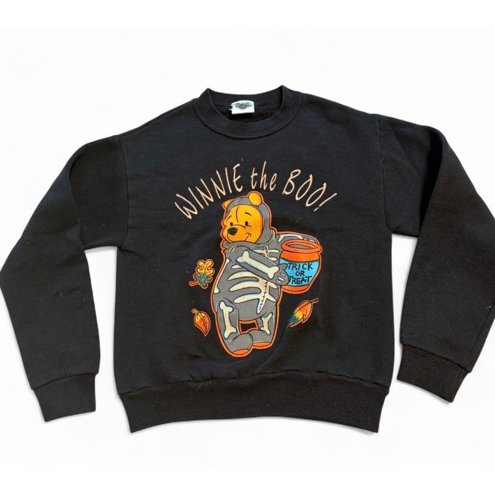 Vintage Disney Catalog Winnie The Pooh Halloween Sweatshirt Youth Medium USA